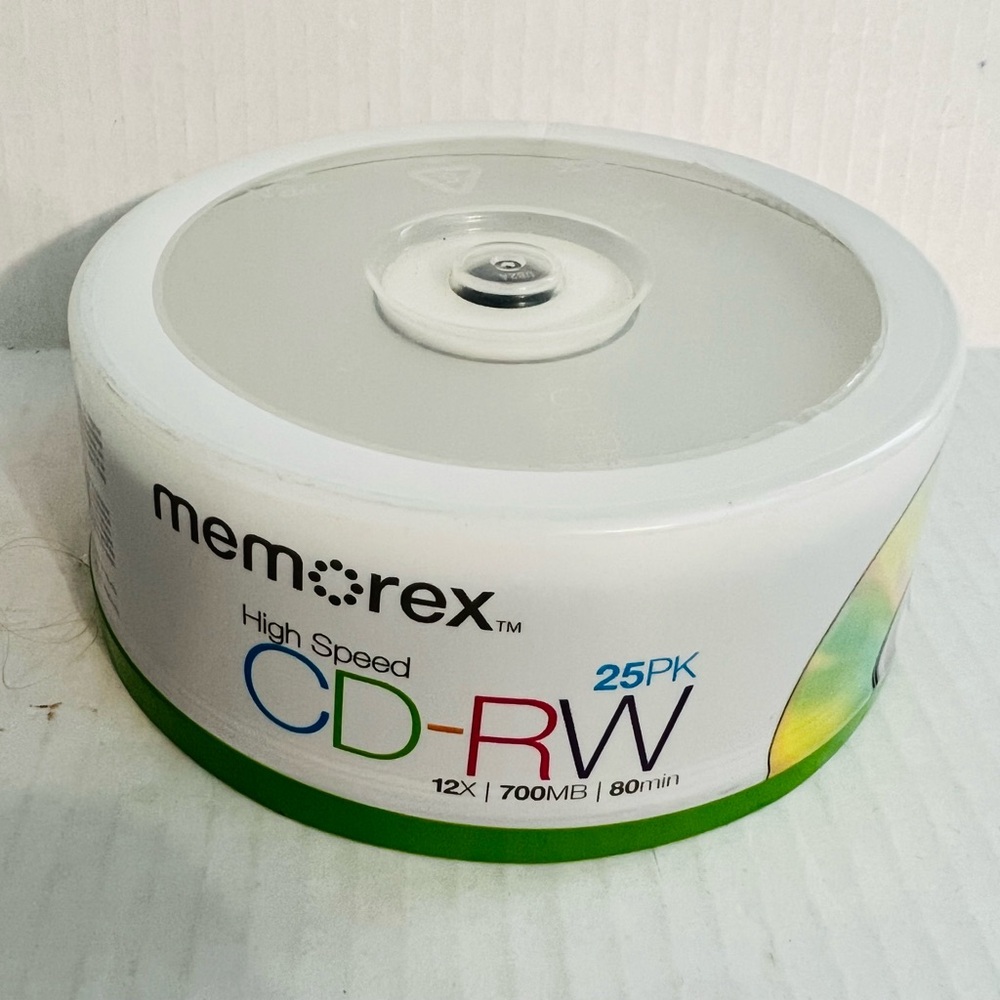 Memorex 700mb 80 minutes High Speed CD-RW 25 Pack